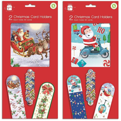 GIFTMAKER CHRISTMAS TRADITIONAL / CUTE CARD HOLDERS 2/PK. GA503