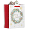 CHRISTMAS MEDIUM GIFT BAG - WREATH. XALGB30M