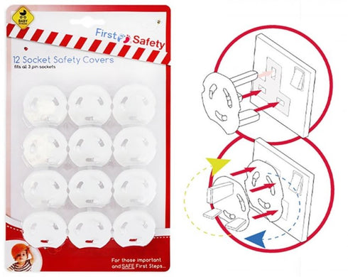 FIRST SAFETY ELECTRIC SOCKET SAFETY COVERS 10/PK. FS578
