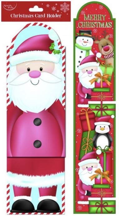 NORTHPOLE CUTE MERRY CHIRSTMAS CARD HOLDER. X25653CH