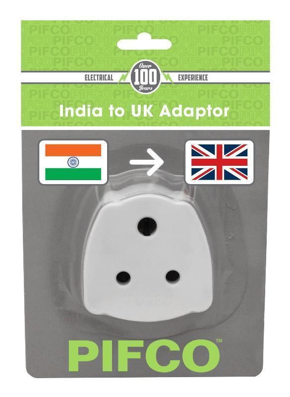 India to UK Adaptor - PIFCO/Daewoo TVL1016GED for Travel