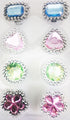 Princess Gem Rings - 8 Pack Plastic Toy for Girls DGI0859A