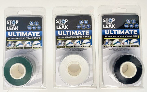 Self Sealing Tape - STOP THAT LEAK Multipurpose 2.5cm x 3m