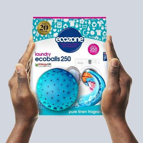 Eco-Friendly Laundry Balls - ECOZONE PURE LINEN 250 Washes