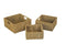 Seagrass Storage Baskets - JVL S/3 SQUARE 15-911 Set
