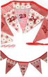 3.15 COTTON ADVENT BUNTING ROW FOR CHRISTMAS. XM2199A