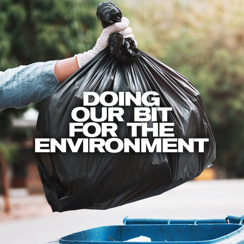 Heavy Duty Refuse Sacks - ECO 80L Drawstring Bin Bags 20/PK