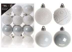 SNOW WHITE SET OF 24 BAUBLES. PI513336W