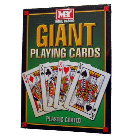 Giant Playing Cards - A4 Size TY4911 for Fun & Games