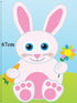 67CM JOINTED BUNNY EASTER DECORATION. DP06387