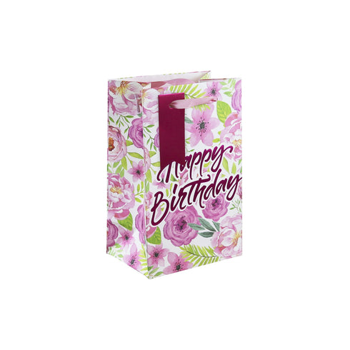 Floral Perfume Gift Bag - Perfect for Birthday Celebrations