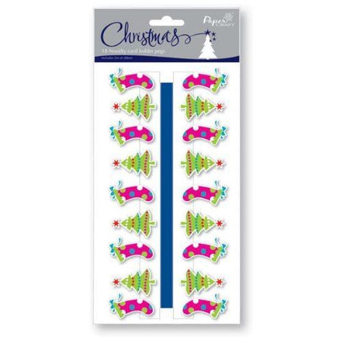 FUNKY - NOVELTY CHRISTMAS / XMAS TREE ~ STOCKING DESIGN CARD HOLDER HOLDER CR.... KCHFK