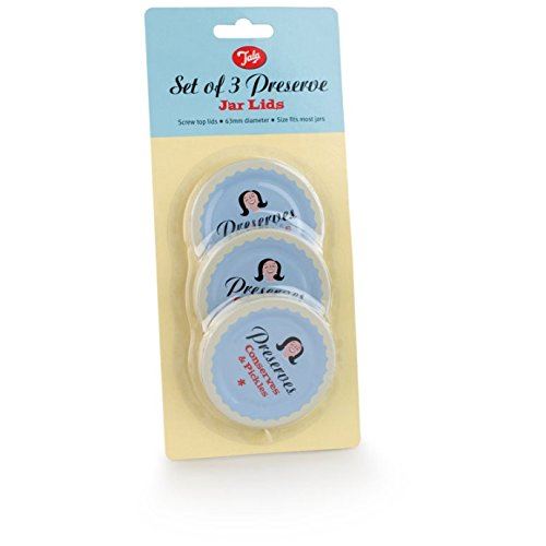 Preserves Jar Lids - TALA 3 Piece Set for Conserves & Pickles