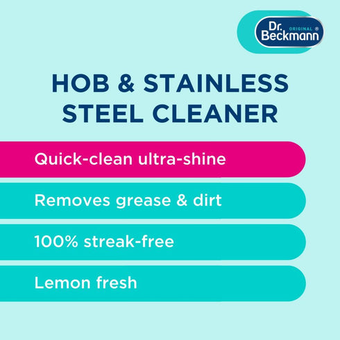 Stainless Steel Cleaner - DR BECKMANN HOB 250ML
