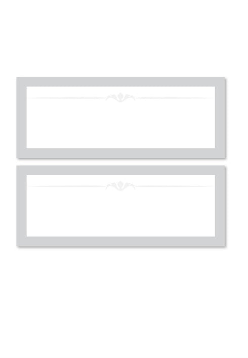 Silver Place Cards - Elegant Table Setting | 947963 4357SILSTR