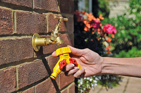 Dual Tap Connector - HOZELOCK 22560000 Control Valve