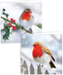 GIFTMAKER CHRISTMAS ROBIN GREETINGS CARDS 10/PK. GC801