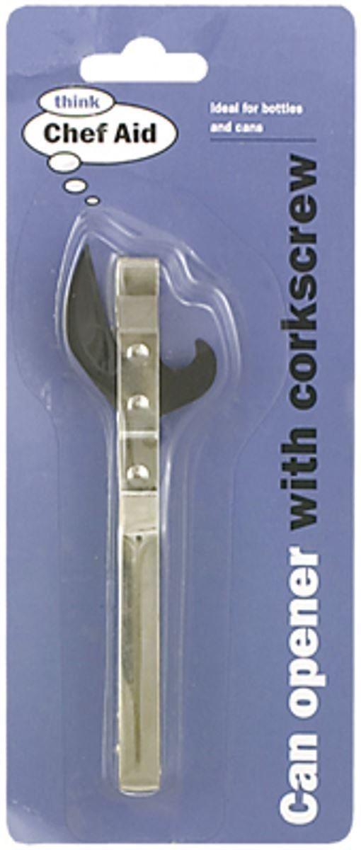 Multifunction Can Opener with Corkscrew - CHEFAID 10E12144