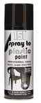 Black Gloss Spray Paint - 151 Spray to Plastic 400ML TAR050