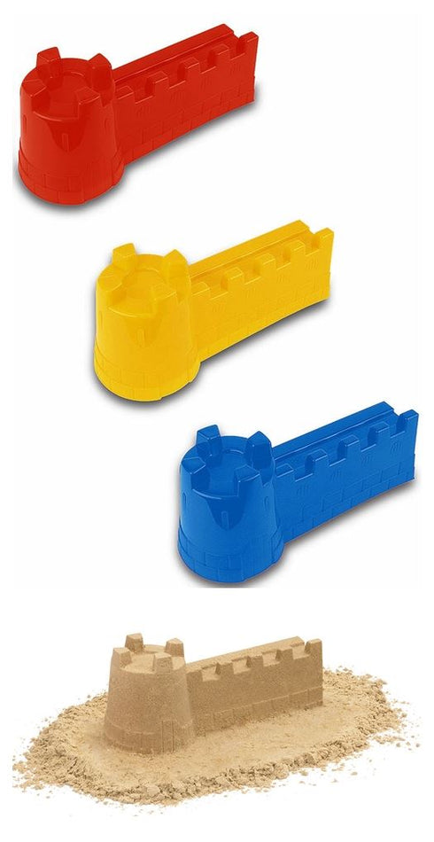 YELLO CASTLE SAND MOULD ASSORTED COLOUR. BU1225