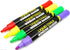 4 COLOURED LIQUID WINDOW MARKERS CHALK. C826