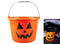 JUMBO HALLOWEEN ORANGE CANDY BUCKET. PI977000