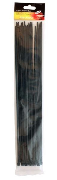 Cable Tie Set - BLACKSPUR 30PC, 15 Inch x 4.8mm - CH109