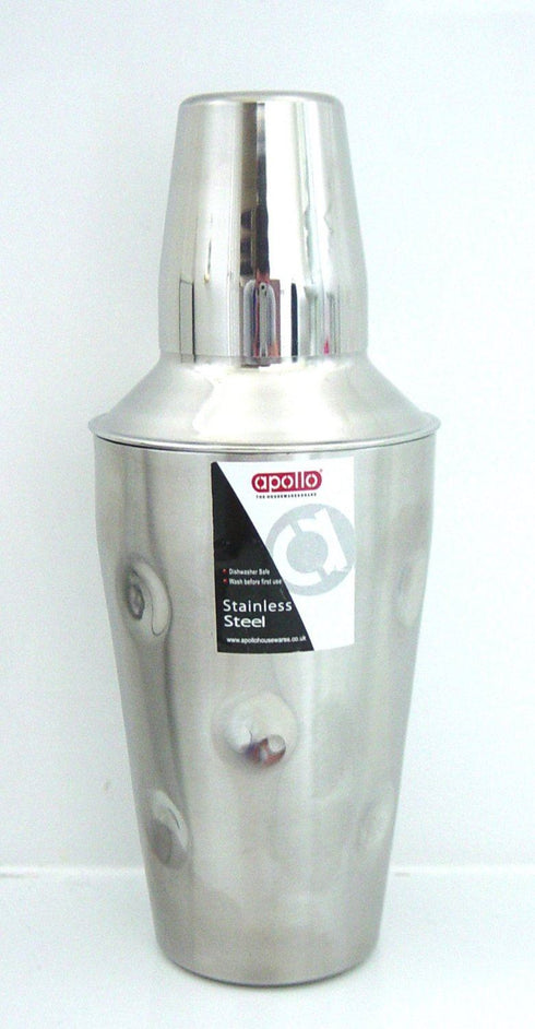 Stainless Steel Cocktail Shaker - APOLLO Dimple Effect 500ml