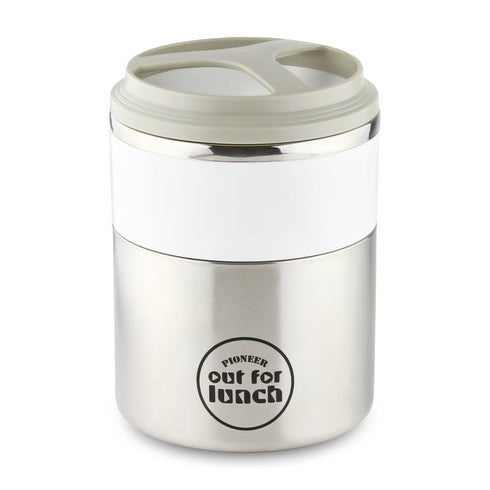 Insulated Lunch Box - GRUNWERG Vacuum 1.5L Grey | HIB-2000/W