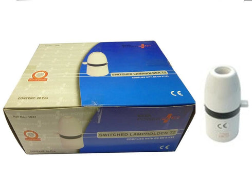 POWER PLUS T2 SWITCHED LAMPHOLDER. PP1047