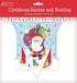 CHRISTMAS GREETING BANNER - BUNTING SET. BANS