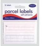 COUNTY PARCEL LABELS SELF ADHESIVE - PACK OF 12 LABELS. C164