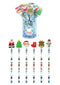 Christmas Pencil Pack - HENBRANDT Erasers, 24 Assorted W01304