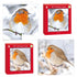 GIFTMAKER CHRISTMAS ROBIN GREETINGS CARDS 10/PK. GC801