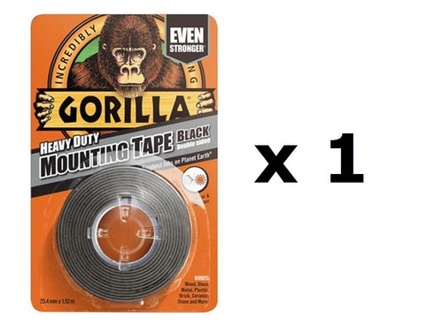 Gorilla Mounting Tape Heavy Duty Double Sided - 25.4mm x 1.52m