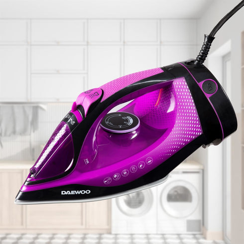 Cordless Steam Iron - DAEWOO Free-Glide 2200W SDA1592GE