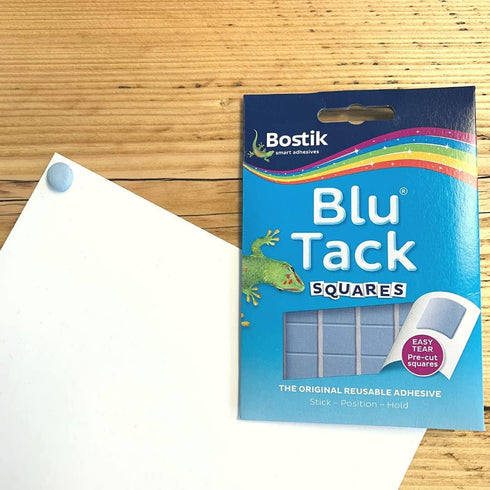 Blu Tack Adhesive Squares - Secure Hold for Home & Office