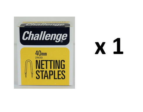 Netting Staples 40mm - Zinc Plated for Durability