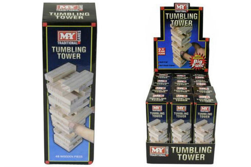 MY MINI TUMBLING TOWER GAME 48 WOODEN PIECES. TY9091
