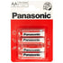 Panasonic AA Batteries - Zinc R6R 4 Pack High-Performance