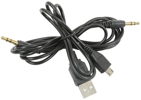 Wireless Bluetooth Headphones - Foldable, Black with Carry Pouch