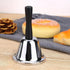 SMALL CLASSIC SILVER HAND BELL (12CM TALL). HH5336