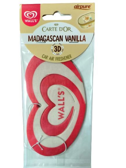 Car Air Freshener Vanilla - AIRPURE WALLS 3D Effect