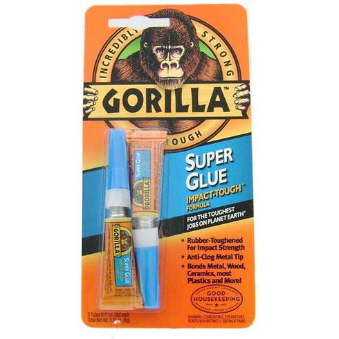 Gorilla Superglue Impact - Strong Bonding Glue 2x3g Pack
