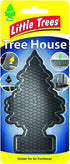 LITTLE TREES TREE HOUSE BLACK TREE-SHAPED AIR FRESHENER HOLDER. LTTH6200