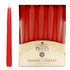 PRICES RED TAPERED DINNER CANDLE UNWRAPPED 7HRS 50/PK. TDC005005 327414