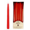 PRICES RED TAPERED DINNER CANDLE 7HRS 10/PK. CDD000616 328992