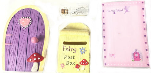 FAIRY FRIENSHIP DOOR & POST BOX SET. D01220