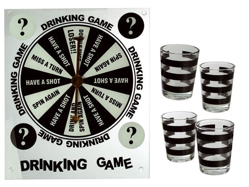 DRINKING GAME HAVE A SHOT WITH 4 GLASSES. 793963