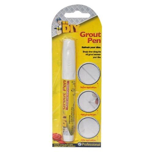 Grout Pen White - Waterproof Anti Mould for Bathroom Tiles HH5337